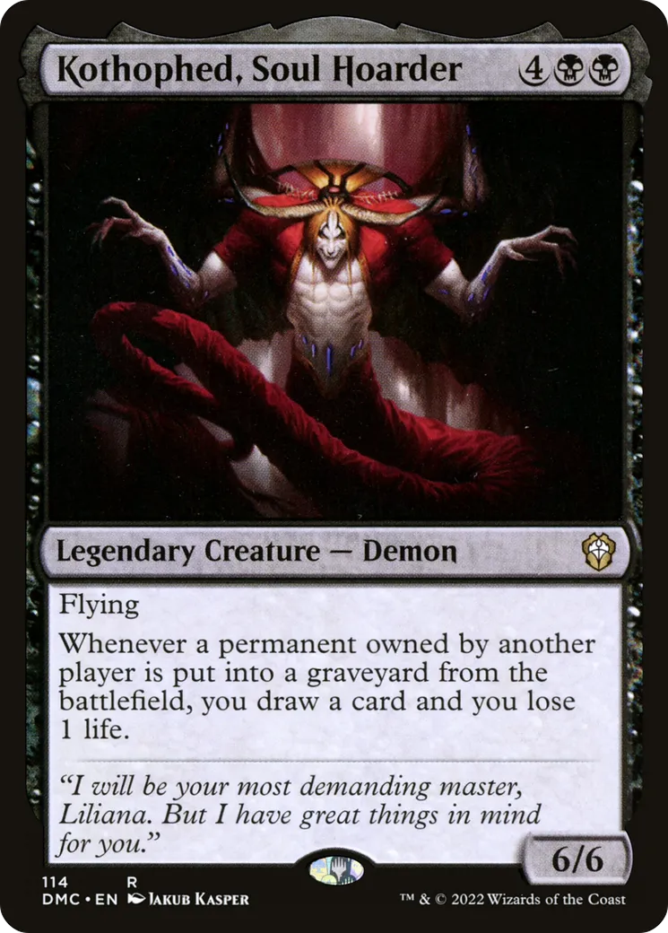 Kothophed, Soul Hoarder — Dominaria United Commander — Magic: The Gathering