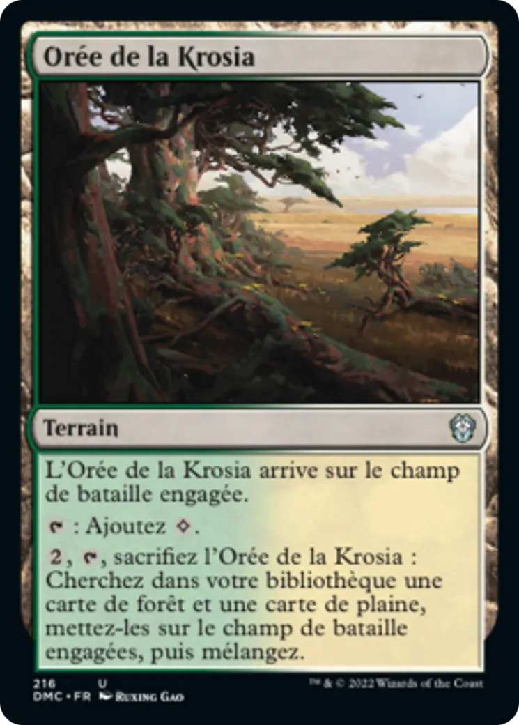 Orée de la Krosia — Dominaria United Commander — Magic: The Gathering