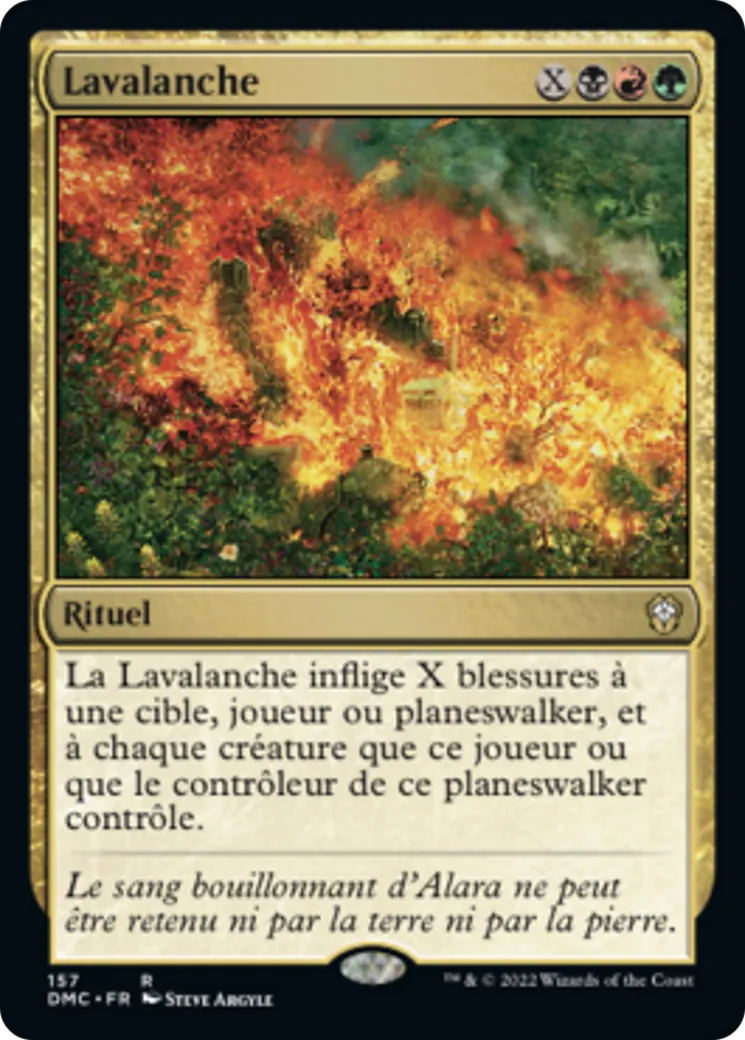 Lavalanche — Dominaria United Commander — Magic: The Gathering