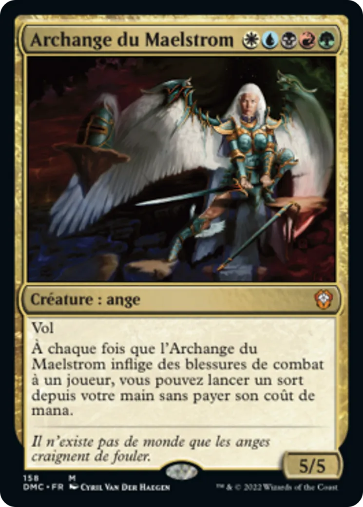 Archange du Maelstrom — Dominaria United Commander — Magic: The Gathering