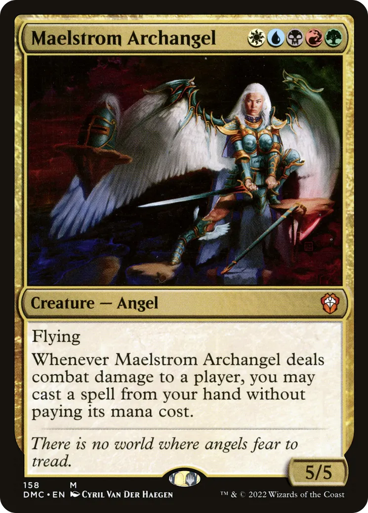 Archange du Maelstrom — Dominaria United Commander — Magic: The Gathering