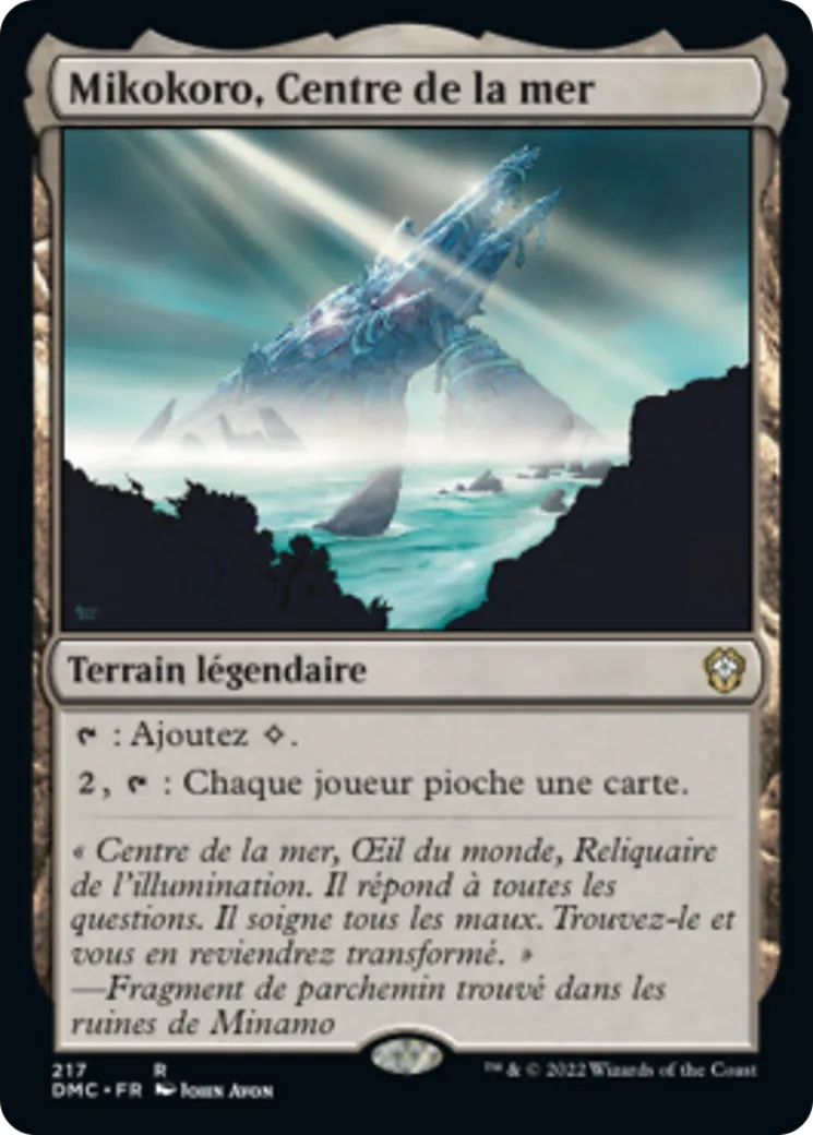 Mikokoro, Centre de la mer — Dominaria United Commander — Magic: The Gathering