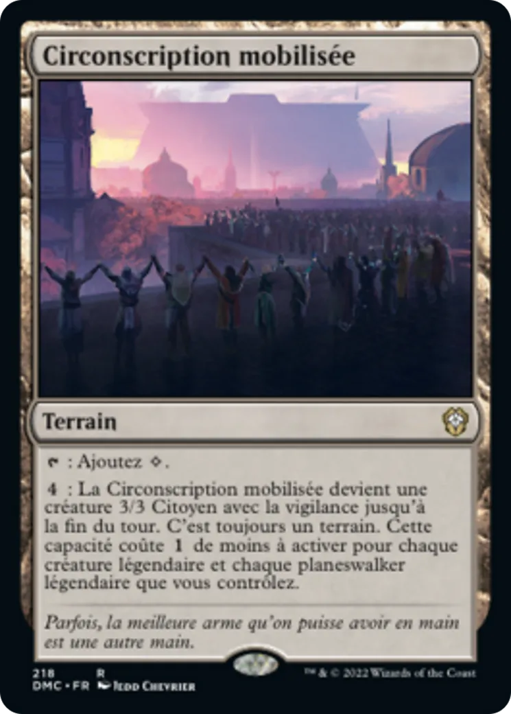 Circonscription mobilisée — Dominaria United Commander — Magic: The Gathering