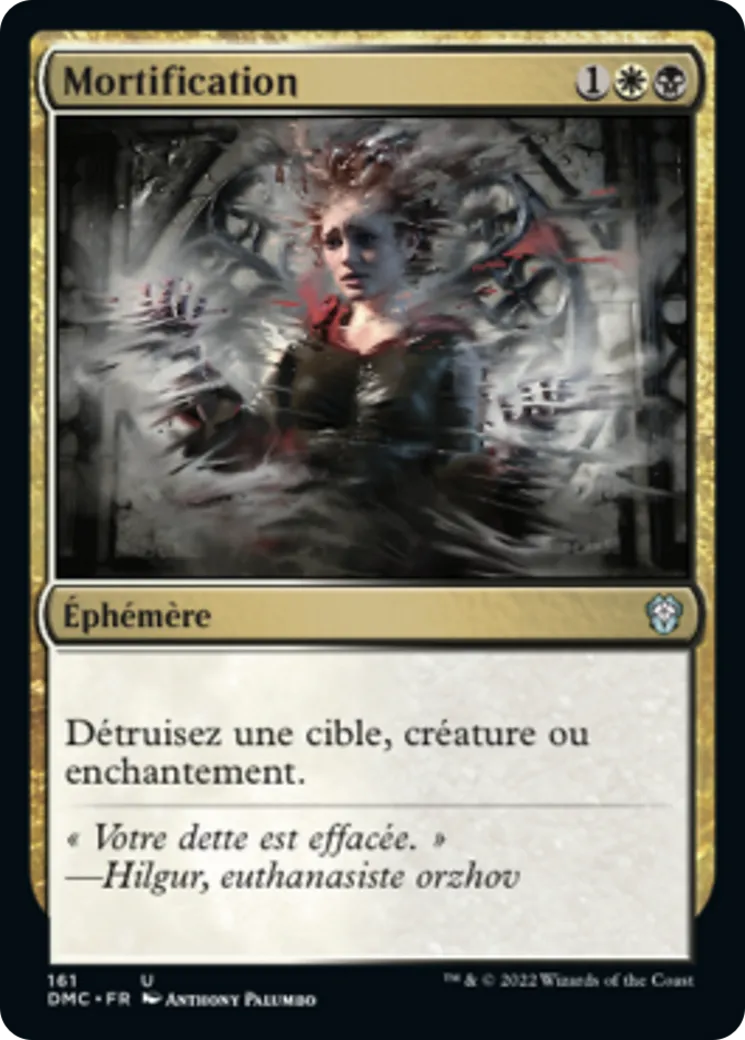Mortification from Dominaria United Commander - Magic: The Gathering