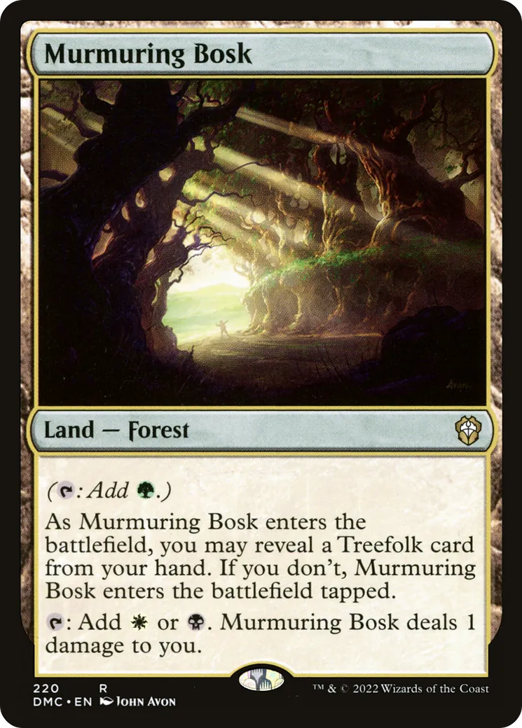 Murmuring Bosk — Dominaria United Commander — Magic: The Gathering