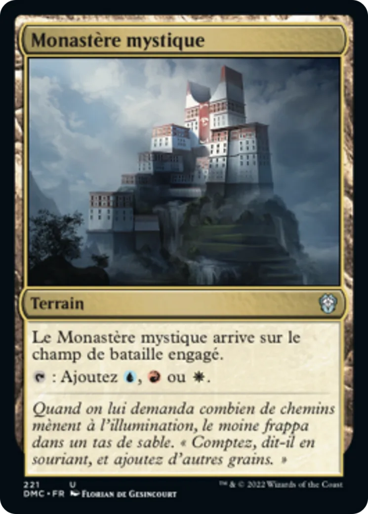 Monastère mystique — Dominaria United Commander — Magic: The Gathering