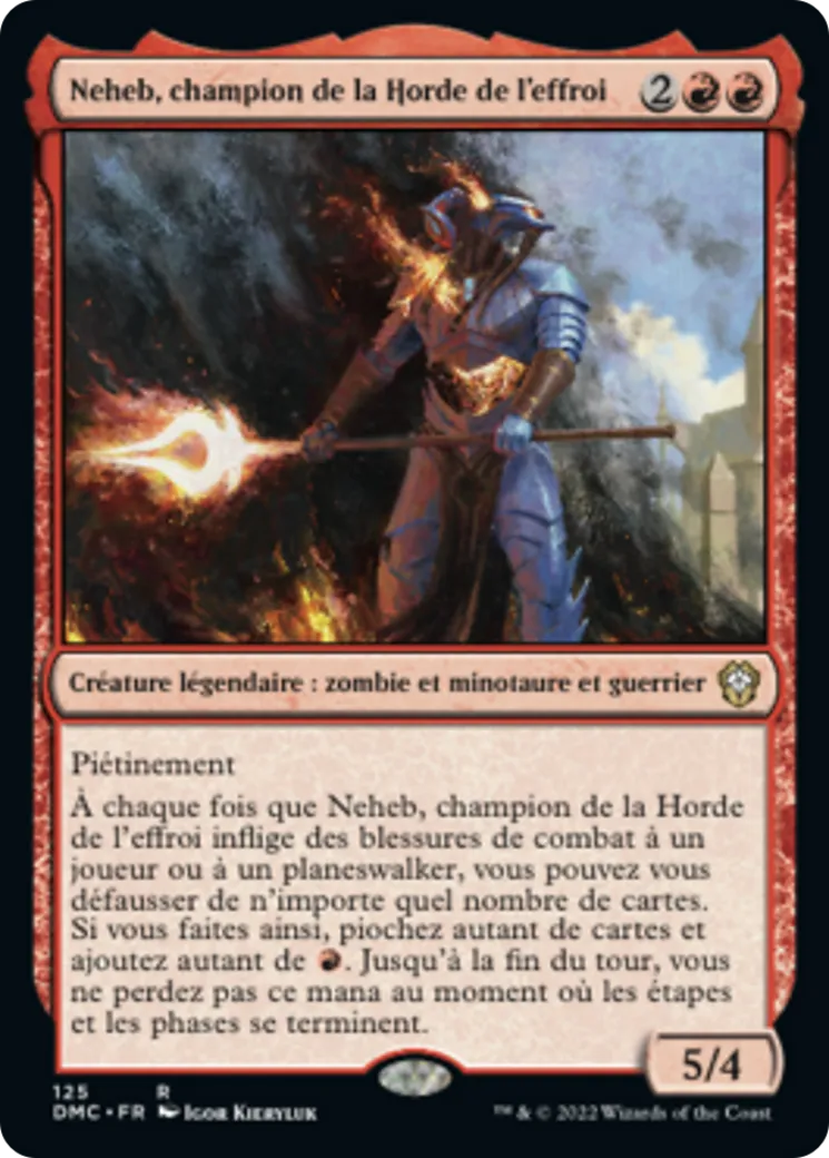 Neheb, champion de la Horde de l'effroi — Dominaria United Commander — Magic: The Gathering