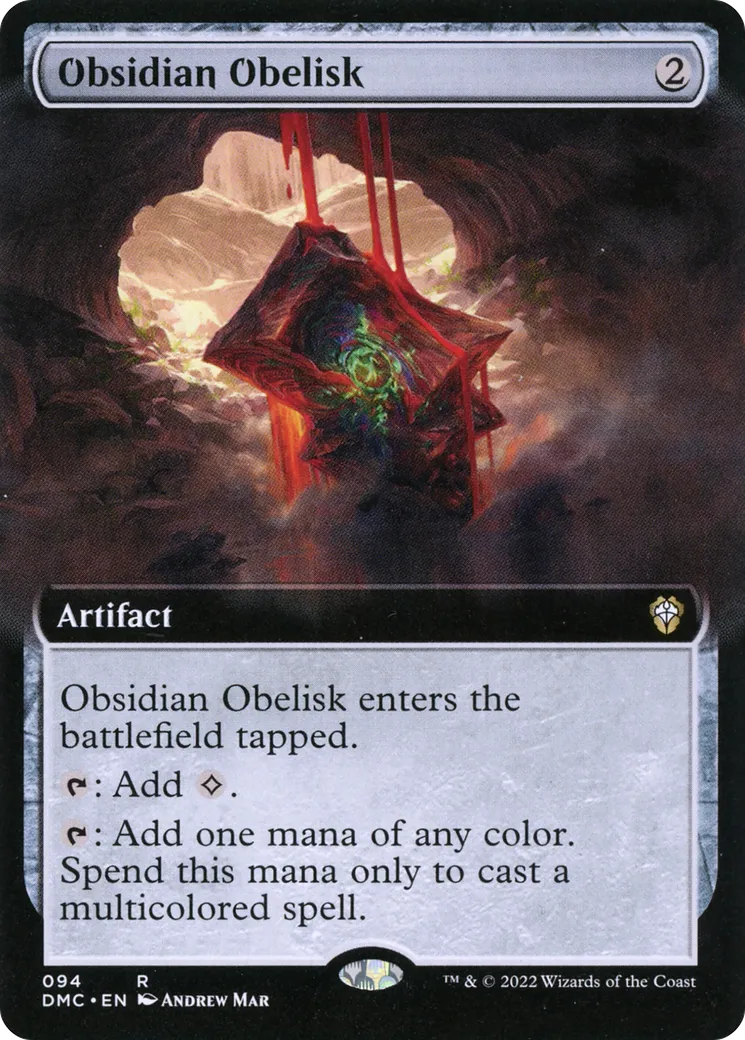 Obsidian Obelisk — Dominaria United Commander — Magic: The Gathering