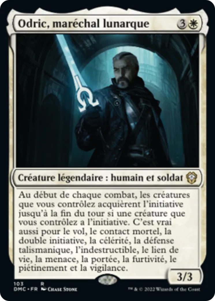 Odric, maréchal lunarque — Dominaria United Commander — Magic: The Gathering