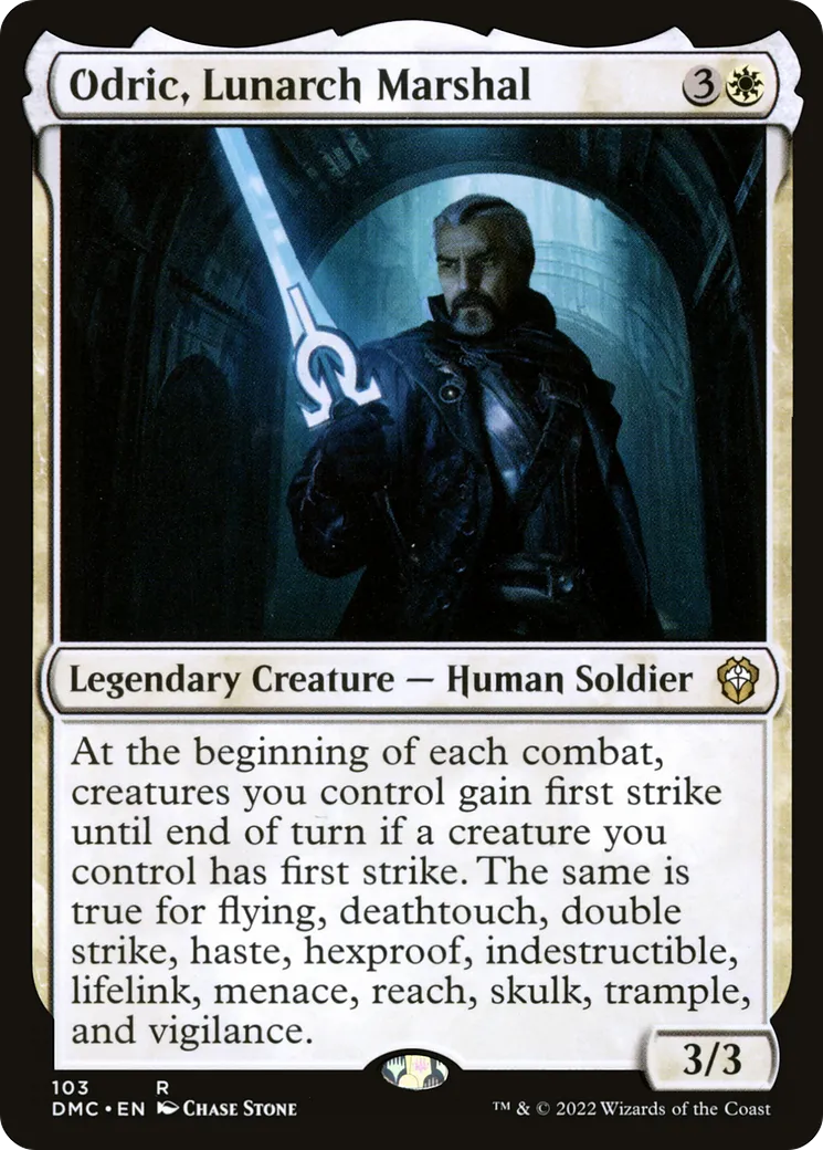 Odric, Lunarch Marshal — Dominaria United Commander — Magic: The Gathering