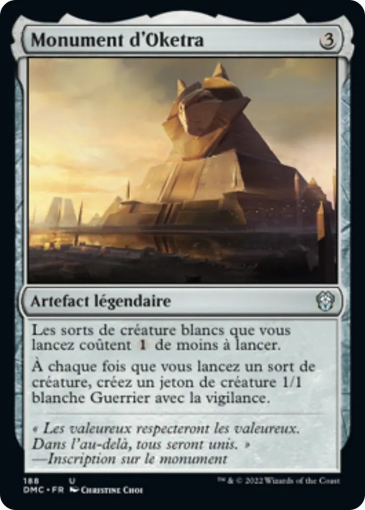 Monument d'Oketra — Dominaria United Commander — Magic: The Gathering