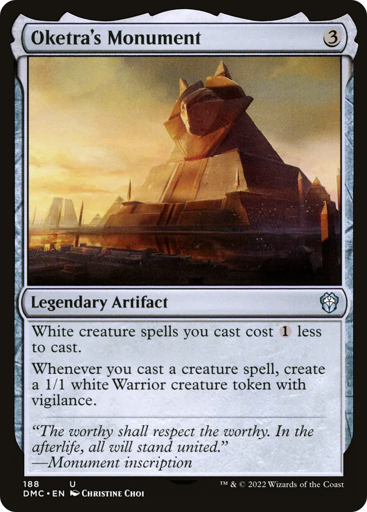 Oketra's Monument — Dominaria United Commander — Magic: The Gathering