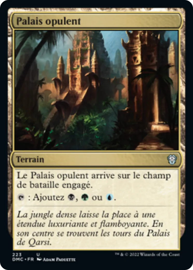 Palais opulent — Dominaria United Commander — Magic: The Gathering