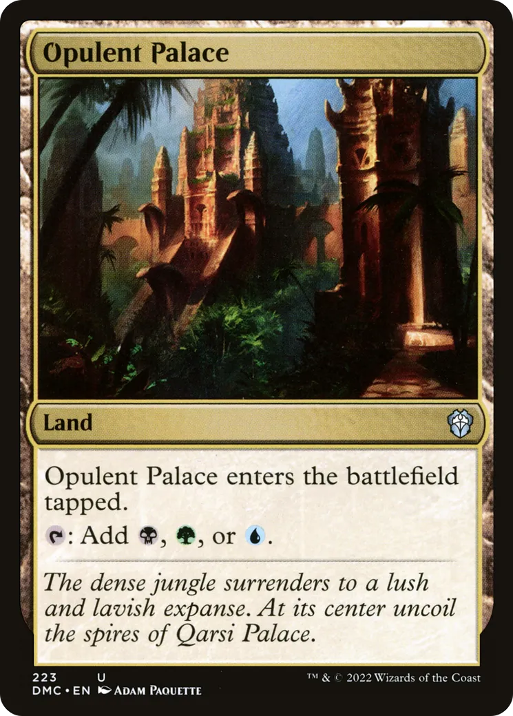 Opulent Palace — Dominaria United Commander — Magic: The Gathering