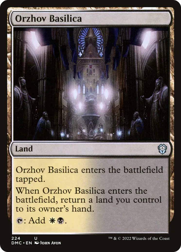 Orzhov Basilica — Dominaria United Commander — Magic: The Gathering