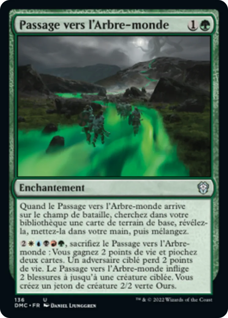 Passage vers l'Arbre-monde — Dominaria United Commander — Magic: The Gathering