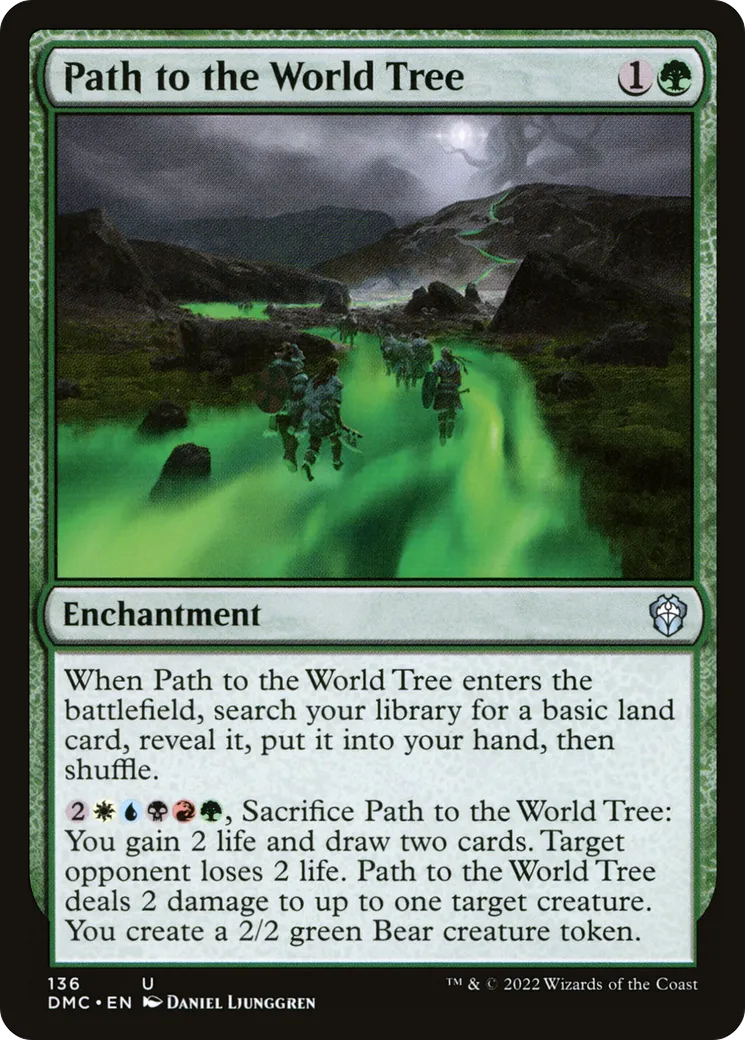 Passage vers l'Arbre-monde — Dominaria United Commander — Magic: The Gathering