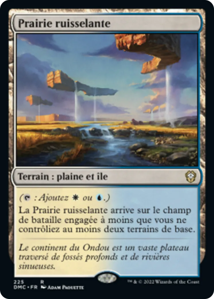 Prairie ruisselante — Dominaria United Commander — Magic: The Gathering