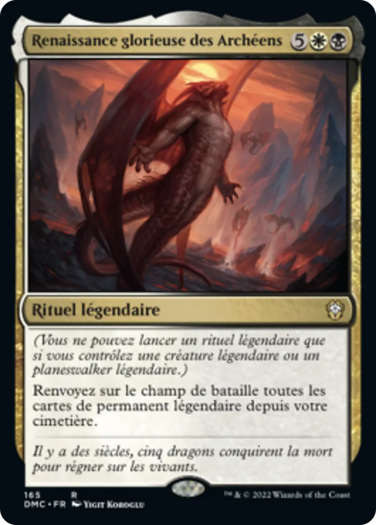 Renaissance glorieuse des Archéens — Dominaria United Commander — Magic: The Gathering