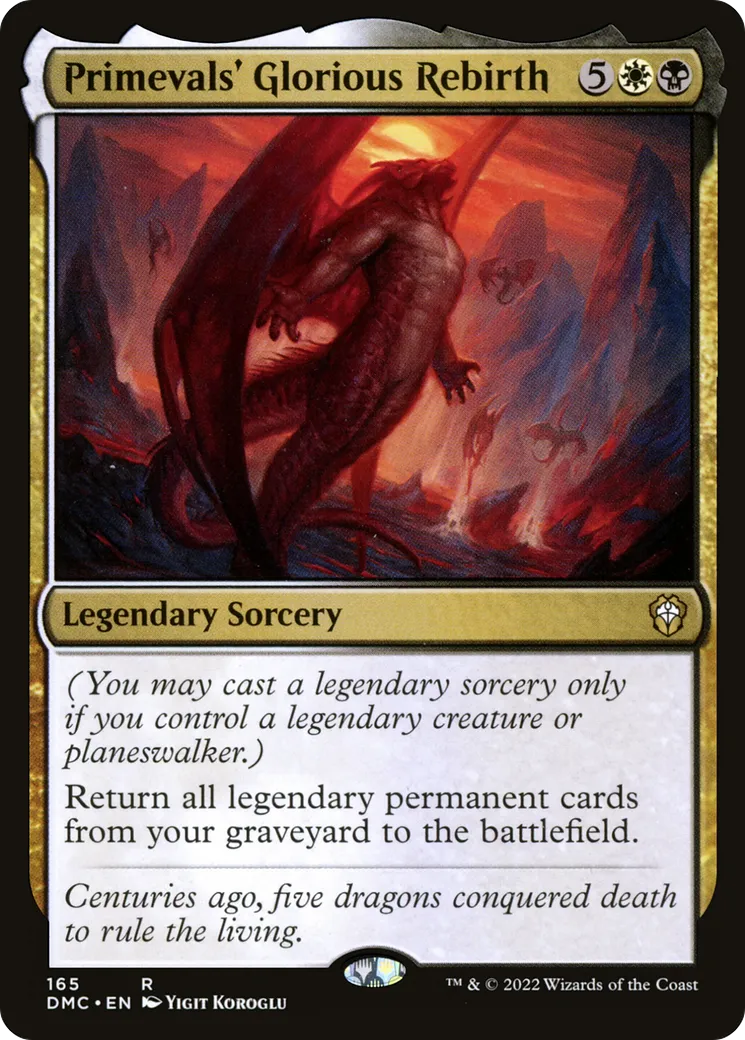 Primevals' Glorious Rebirth — Dominaria United Commander — Magic: The Gathering