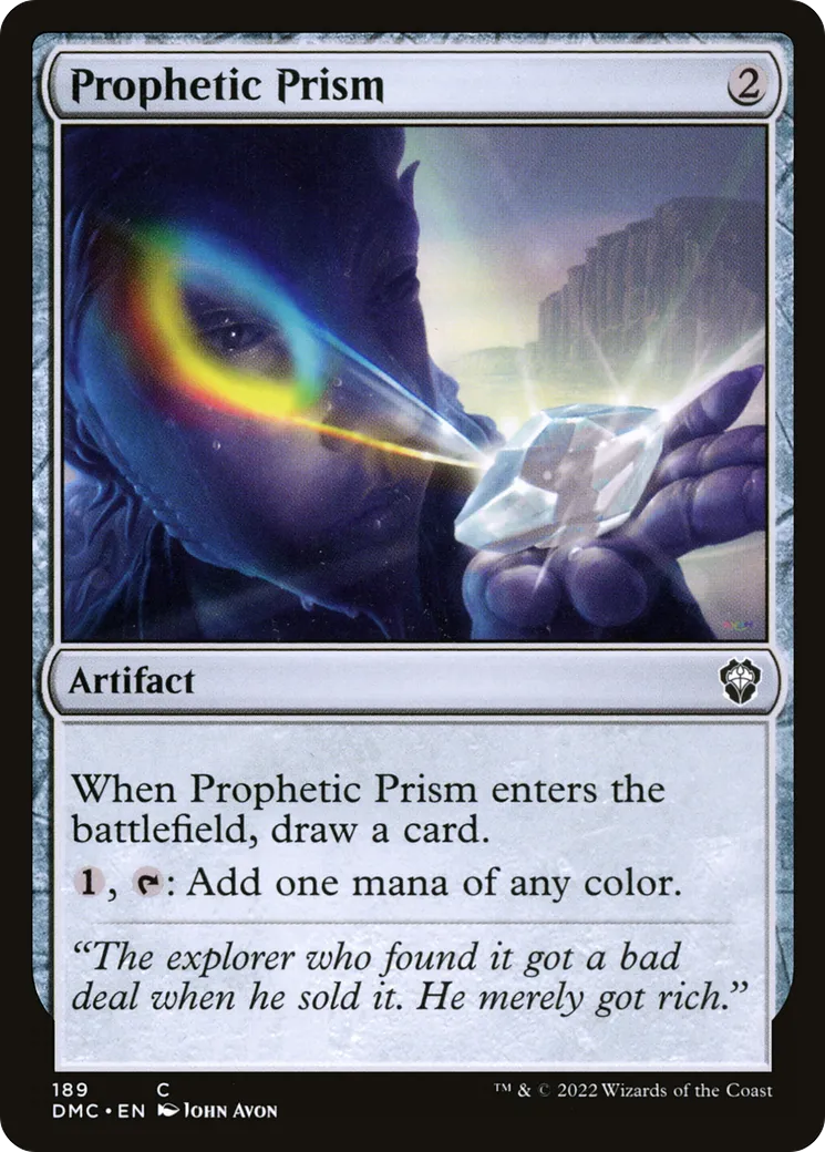 Prophetic Prism — Dominaria United Commander — Magic: The Gathering