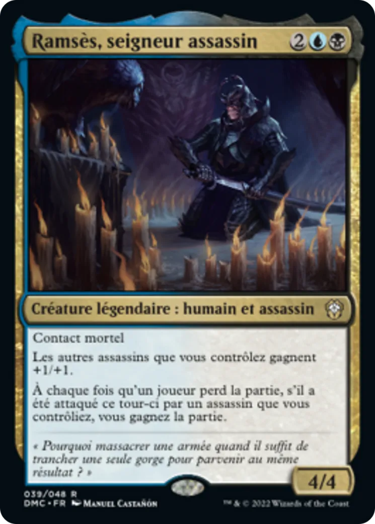Ramsès, seigneur assassin — Dominaria United Commander — Magic: The Gathering