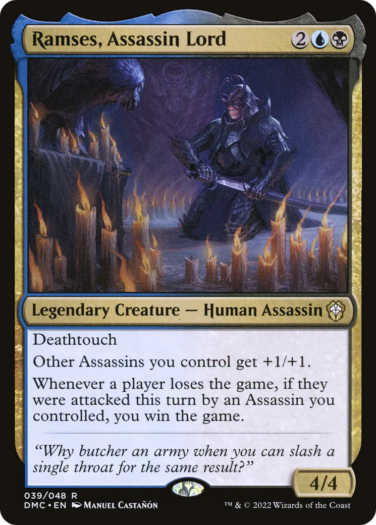 Ramses, Assassin Lord — Dominaria United Commander — Magic: The Gathering