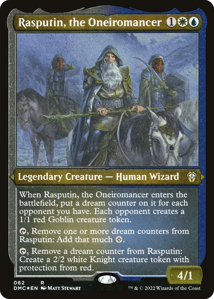 Rasputin, the Oneiromancer — Dominaria United Commander — Magic: The Gathering