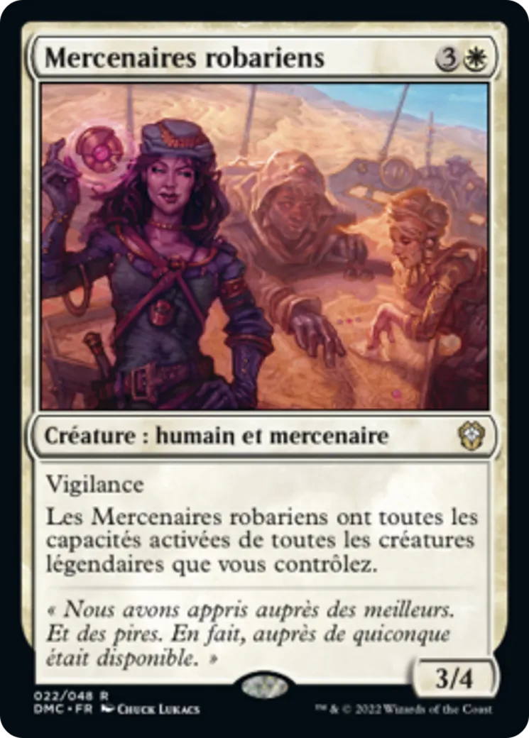 Mercenaires robariens — Dominaria United Commander — Magic: The Gathering