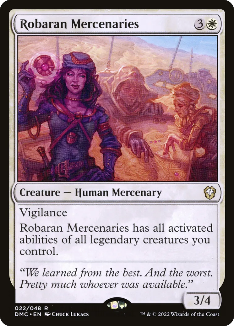 Robaran Mercenaries — Dominaria United Commander — Magic: The Gathering