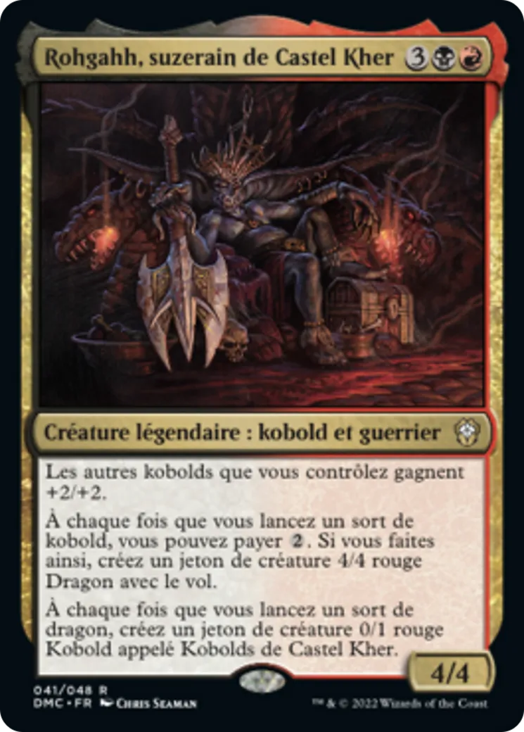 Rohgahh, suzerain de Castel Kher — Dominaria United Commander — Magic: The Gathering