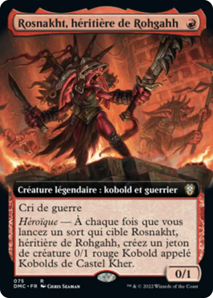 Rosnakht, héritière de Rohgahh — Dominaria United Commander — Magic: The Gathering