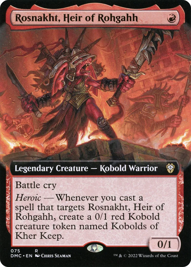 Rosnakht, Heir of Rohgahh — Dominaria United Commander — Magic: The Gathering