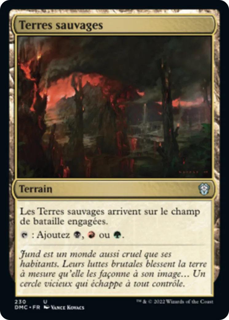 Terres sauvages — Dominaria United Commander — Magic: The Gathering