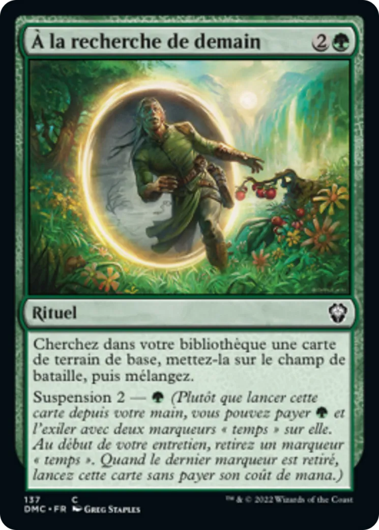 À la recherche de demain — Dominaria United Commander — Magic: The Gathering