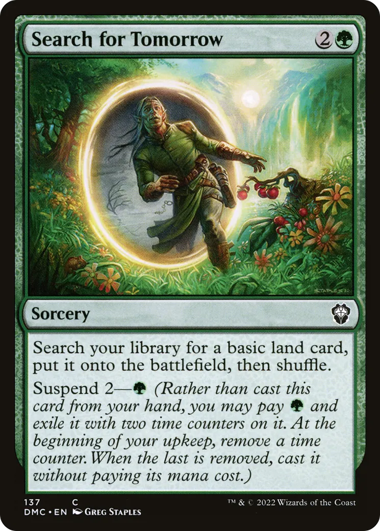 Search for Tomorrow — Dominaria United Commander — Magic: The Gathering