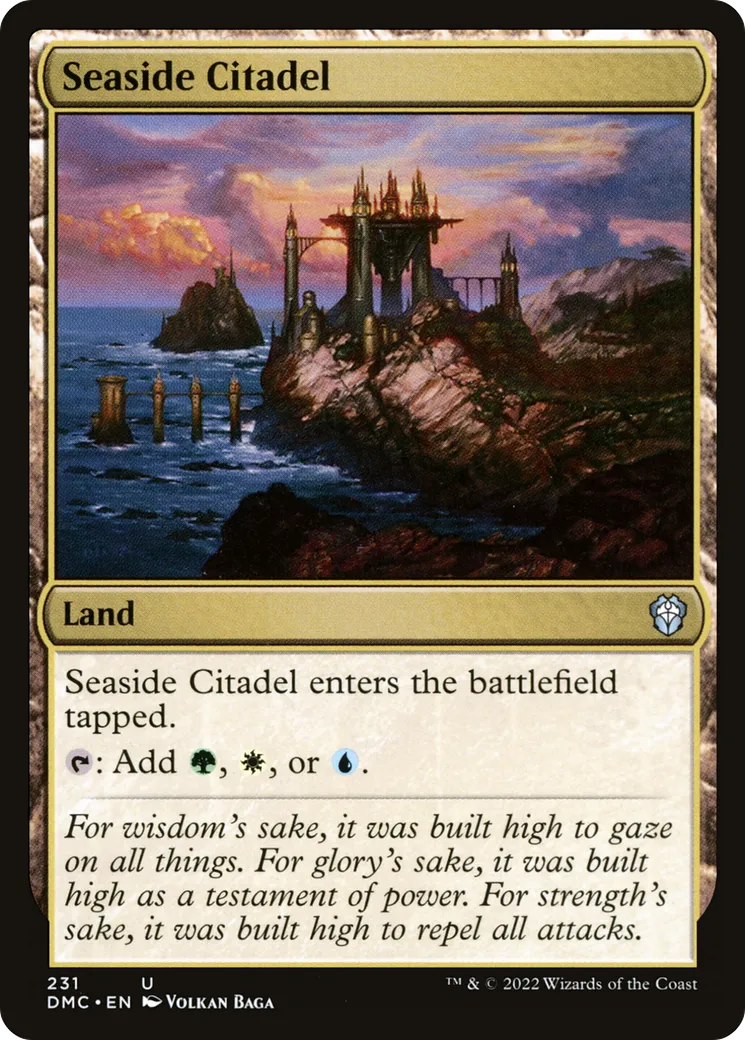 Seaside Citadel — Dominaria United Commander — Magic: The Gathering