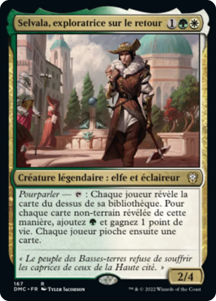 Selvala, exploratrice sur le retour — Dominaria United Commander — Magic: The Gathering