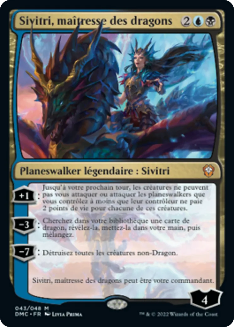 Sivitri, maîtresse des dragons from Dominaria United Commander - Magic: The Gathering