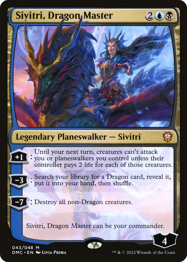 Sivitri, Dragon Master from Dominaria United Commander - Magic: The Gathering