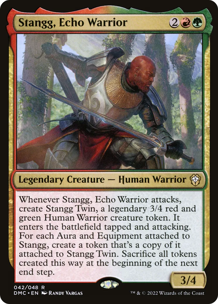 Stangg, guerrier de l'écho — Dominaria United Commander — Magic: The Gathering