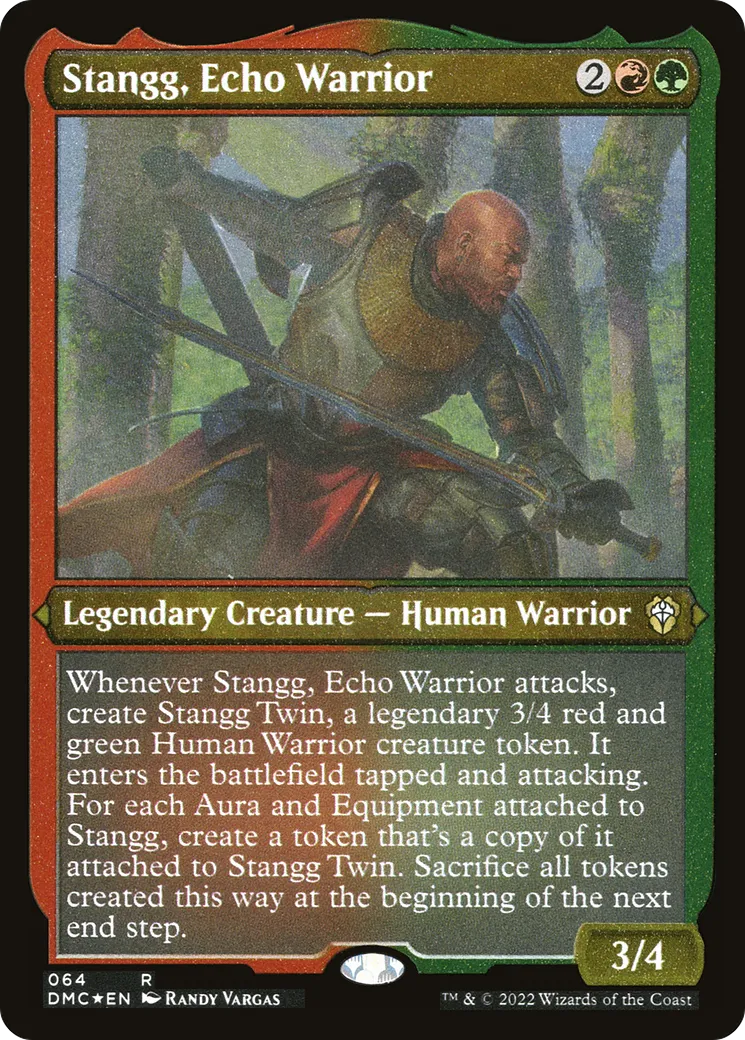 Stangg, Echo Warrior from Dominaria United Commander - Magic: The Gathering