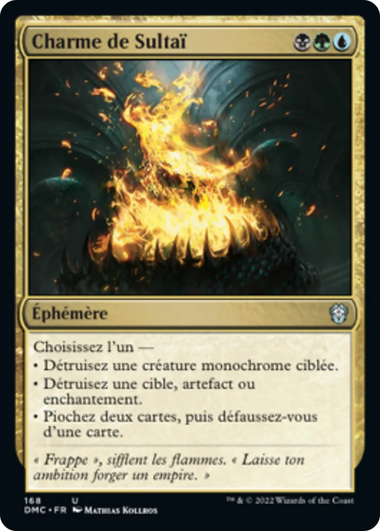 Charme de Sultaï — Dominaria United Commander — Magic: The Gathering