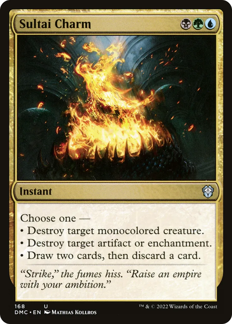 Sultai Charm — Dominaria United Commander — Magic: The Gathering