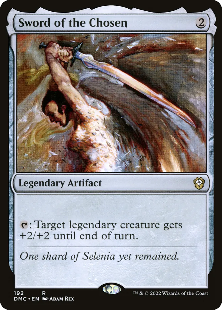 Sword of the Chosen from Dominaria United Commander - Magic: The Gathering