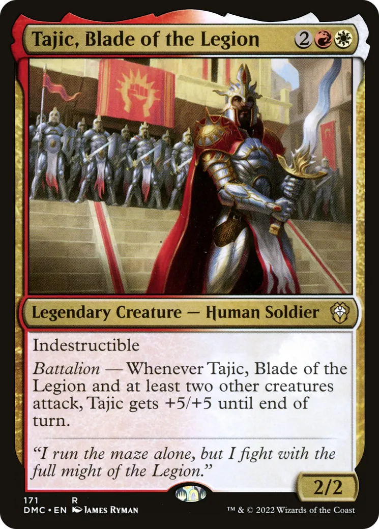 Tajic, Blade of the Legion — Dominaria United Commander — Magic: The Gathering