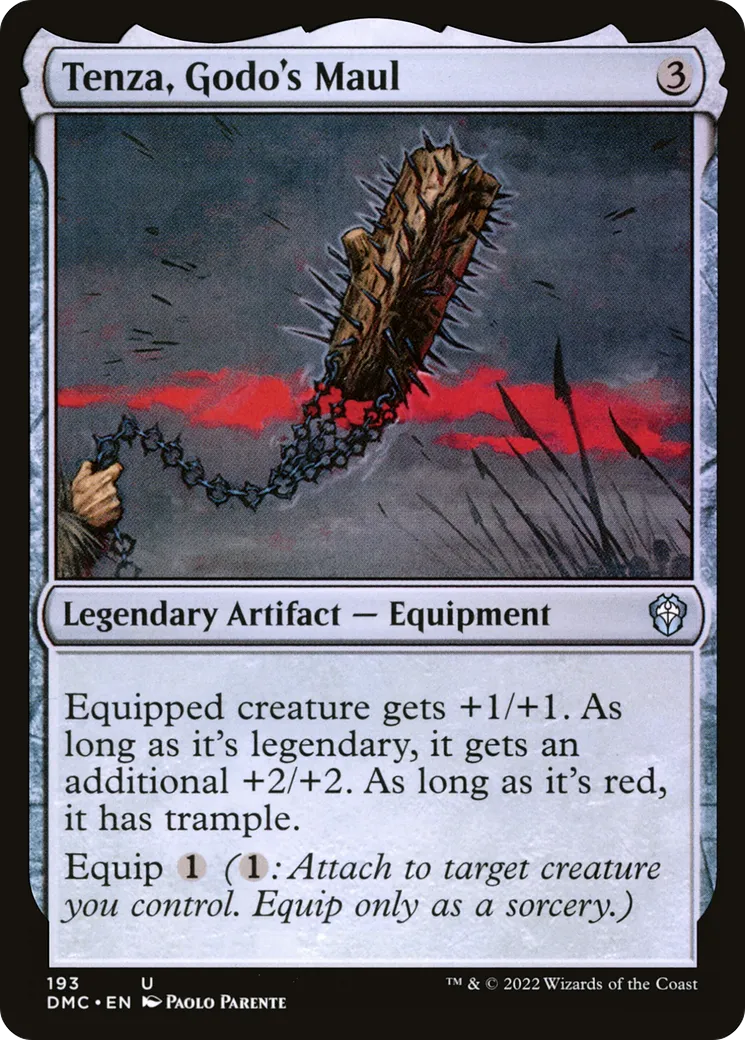 Tenza, Godo's Maul from Dominaria United Commander - Magic: The Gathering