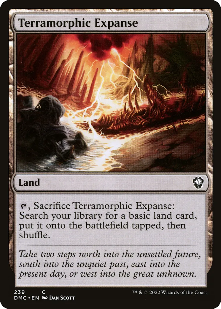Immensité terramorphe — Dominaria United Commander — Magic: The Gathering