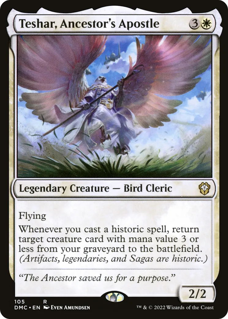 Teshar, Ancestor's Apostle from Dominaria United Commander - Magic: The Gathering