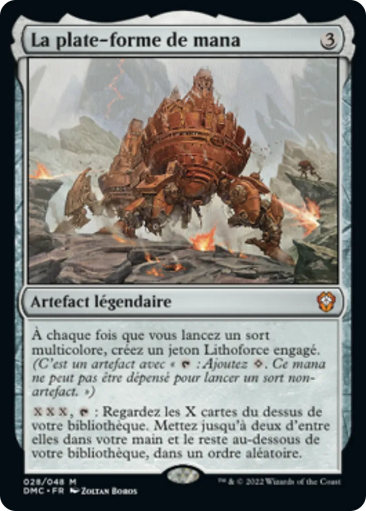 La plate-forme de mana — Dominaria United Commander — Magic: The Gathering